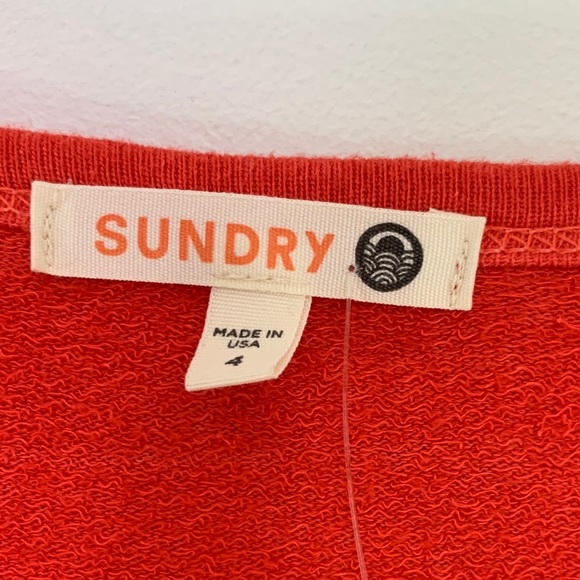 Sundry Revolve Oversized Star Sweatshirt Top XL - Picture 8 of 10